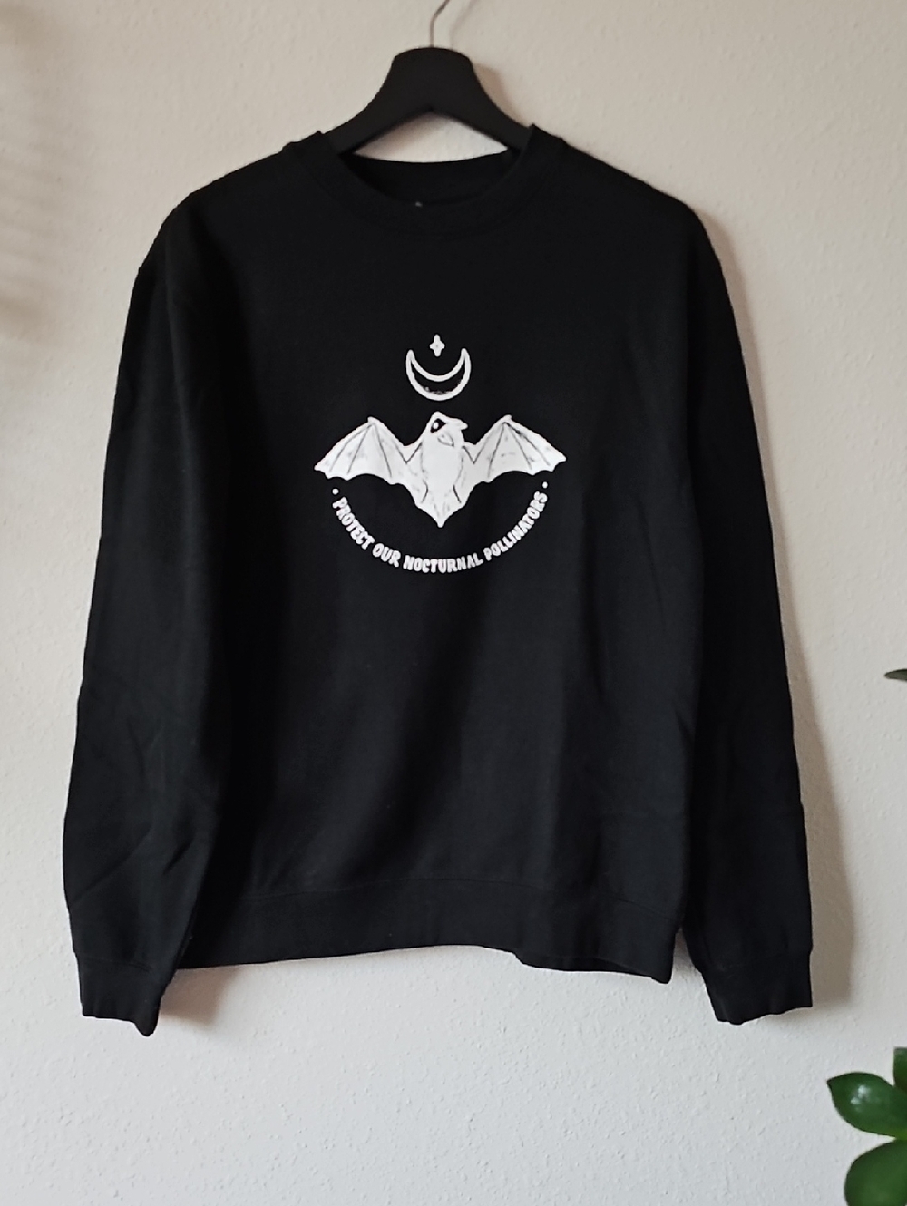 Black Conservation Crewneck Sweater